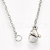 Non-Tarnish 201 Stainless Steel Pendant Necklaces NJEW-T009-JN064-1-45-3