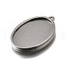 304 Stainless Steel Pendant Cabochon Settings STAS-S181-02P-C-2