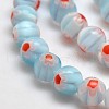 Round Millefiori Glass Beads Strands LK-P001-22-2