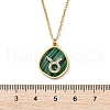 304 Stainless Steel Micro Pave Cubic Zirconia constellation Pendant Necklaces NJEW-R021-01G-02-5
