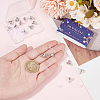 SUNNYCLUE 20Pcs Alloy Heart Stud Earring Findings EJEW-SC0001-50-3