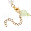 Synthetic Turquoise Beads Charm Bracelets BJEW-JB11849-01-5
