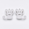 Non-Tarnish 201 Stainless Steel Kitten Pendants STAS-T044-123P-1