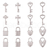 304 Stainless Steel Pendants STAS-TA0004-73P-10