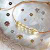 GOMAKERER 450Pcs 9 Styles  Tibetan Style Alloy Flower Bead Caps TIBE-GO0001-01-6