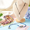 27Pcs 9 Colors Korean Waxed Polyester Cord Necklace Making NJEW-TA00166-17