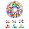 648Pcs 6 Style ABS Imitation Pearl Cabochons OACR-YW0001-26-1