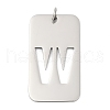 304 Stainless Steel Pendants STAS-M115-01P-W-1