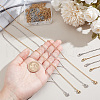  20Pcs 2 Colors 304 Stainless Steel Cable Chain Necklaces Set MAK-NB0001-22-3