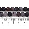 Natural Druzy Agate Beads Strands G-NH0024-A05-8mm-5