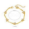 SHEGRACE Brass Link Bracelets JB004A-X-3