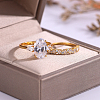 925 Sterling Silver Micro Pave Cubic Zirconia Stackable Finger Rings UD9472-4-1