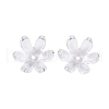 Transparent Acrylic Bead Caps TACR-G050-06-1