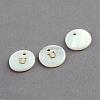 Freshwater Shell Pendants SSHEL-S249-U-2