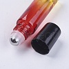 10ml Glass Gradient Color Essential Oil Empty Roller Ball Bottles X-MRMJ-WH0011-B07-10ml-2