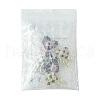 8Pcs 4 Style Valentine's Day Alloy Enamel Pendants FIND-FS0001-90-6