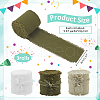 3 Rolls 3 Colors Cotton Frayed Ribbons OCOR-WH0045-08B-2