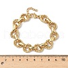 304 Stainless Steel Rolo Chain Bracelets for Women BJEW-S176-01G-B-5