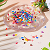 320Pcs 16 Styles 2-Hole Glass Seed Beads SEED-TA0001-29-4