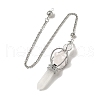 Natural Quartz Crystal Dowsing Pendulums G-C095-01P-02-1