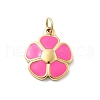 304 Stainless Steel Enamel Pendants STAS-L283-39G-2