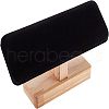 Bamboo Velvet T-Bar Bracelet Display Stands BDIS-WH0002-08-1