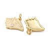 Brass Enamel Charms KK-S525-07G-3