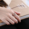 925 Sterling Silver Adjustable Finger Rings for Women FS-WG06A88-01-4