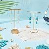 ARRICRAFT DIY Sea Aniaml Synthetic Turquoise  Alloy Earrings/Bracelets Making Kits DIY-AR0004-12-4