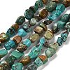 Natural HuBei Turquoise Beads Strands X-G-P497-01E-19-1