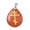 Natural Mixed Gemstone Pendants G-F786-09C-2