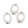 Non-Tarnish 304 Stainless Steel Pendants STAS-E176-22P-2