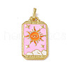 Alloy Enamel Pendants X-ENAM-D042-01C-1