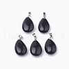 Natural Obsidian Gemstone Pendants X-G-S299-35-1