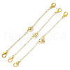 3Pcs 3 Styles Brass Magnetic Clasps AJEW-JB01295-1