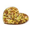 Acrylic with Paillettes Pendants MACR-M028-02B-2