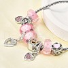 Alloy Enamel European Beads Charm Bracelets BJEW-F495-14P-5