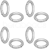 Unicraftale Ring Smooth 304 Stainless Steel Spring Gate Rings STAS-UN0007-25P-1