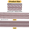 Olycraft 5M Polyester Jacquard Leaf Ribbon OCOR-OC0001-59B-2