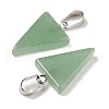 Natural Green Aventurine Pendants G-B127-04P-02-3