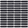 DELORIGIN 48 Sets 2 Styles Plastic Cap Snap Buckle Replacement Repair Strap with 7 Holes FIND-DR0001-43A-1