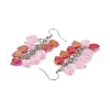 Heart Transparent Acrylic Dangle Earrings EJEW-JE06365-03-3