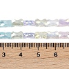 Electroplate Glass Beads Strands EGLA-G039-06A-01-4