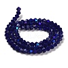 Opaque Solid Color Imitation Jade Glass Beads Strands EGLA-A039-P4mm-L10-2