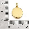 Brass Micro Pave Cubic Zirconia Pendants KK-V007-009G-03-3
