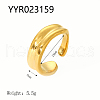 Minimalist Stainless Steel Cuff Rings RA9711-2-1