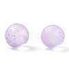 Luminous Transparent Glass Seed Round Beads GLAA-F124-D09-B-6