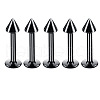 304 Stainless Steel Cone Internally Threaded Labrets for Women Men WG9B6EB-19-1