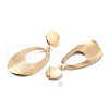 Big Teardrop Iron Dangle Stud Earrings for Girl Women EJEW-I258-02KCG-2