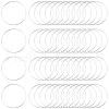 SOFPLATE 50Pcs Brass Linking Rings KK-SP0002-12A-1